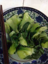 家常菜香菇青菜做法图解5)