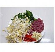 黄豆芽炒肉丝做法图解1)