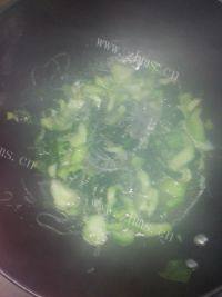 家常菜青菜粉丝做法图解6)