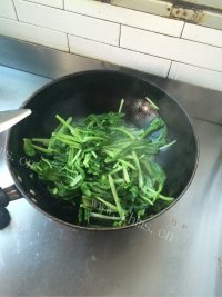 家常菜炒青菜做法图解4)
