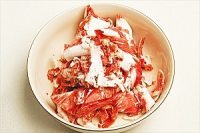 汁水的牛胸肉韭菜沙拉做法图解1)