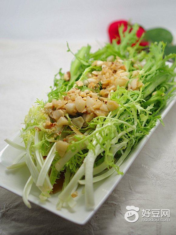 蒜香拌苦菊