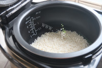 简单的电饭锅版芒果糯米饭的做法图解五