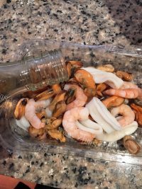 美味的海鲜咖喱蛋炒饭做法图解3)