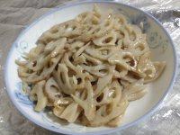 饱满的素炒藕片