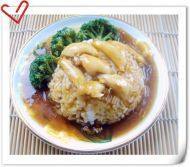 自己做的鲍鱼捞饭