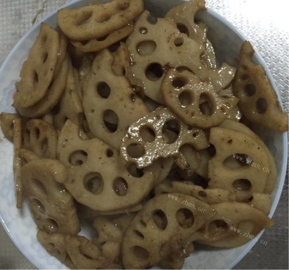 喷香的清炒藕片