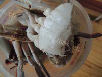 有特色的螃蟹炒年糕的做法图解二