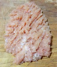美食豇豆镶嵌珍珠丸做法图解10)