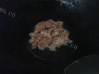自己做的蒜苔炒肉片做法图解4)