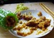 美味的黄金翡翠环做法图解5)