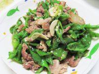 家常的青椒炒肉