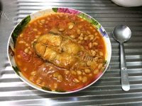 经典茄汁黄豆焖巴沙鱼的做法图解八