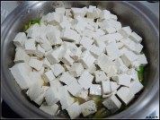 家常菜虾酱豆腐做法图解4)