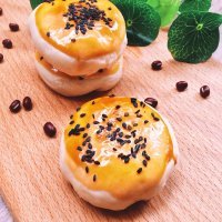 自制红豆饼做法图解17)