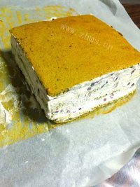 美味抹茶红豆蛋糕做法图解17)