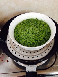 美味菠菜玉米面发糕做法图解7)