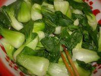 家常菜香菇扒油菜做法图解5)