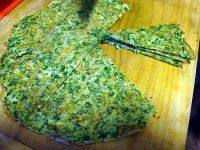 香糯的芹菜叶鸡蛋饼做法图解8)