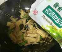 家常菜清炒腐竹