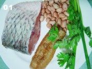 美味的花生鱼蓉粥做法图解1)