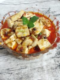 美味的麻辣豆腐做法图解14)