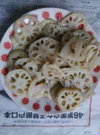 香气浓郁的清炒藕片做法图解6)