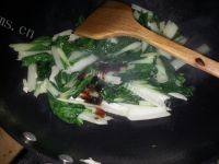 家常菜蚝油青菜做法图解5)
