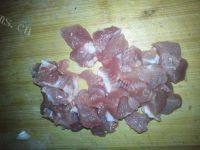 易做的蘑菇炒肉做法图解4)