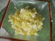自制柠檬椰香小蛋糕做法图解4)