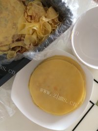 美味营养的榴莲千层蛋糕做法图解9)