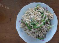 家常菜清炒豆腐皮