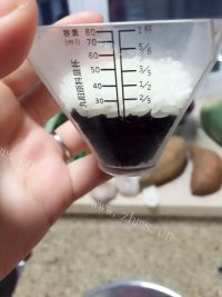 美味的黑米糊做法图解1)