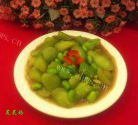 家常毛豆烧丝瓜