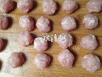 自制泰式咖喱肉丸做法图解4)