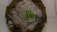 家常菜粽香糯米蒸排骨