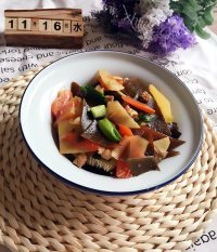 营养丰富的土豆烧海带做法图解14)