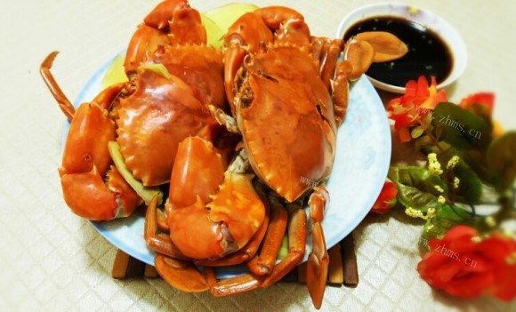 特色菜清蒸螃蟹