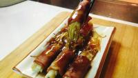 家常菜培根金针菇