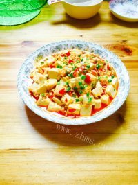 香喷喷的鱼香豆腐做法图解8)