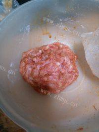 煎肉饼子做法图解2)