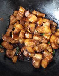 味道不错的豆角炖肉做法图解7)