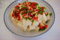 家常菜剁椒蒸豆腐做法图解5)