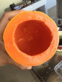 自制木瓜椰奶冻做法图解8)