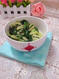 外婆教我炒小白菜