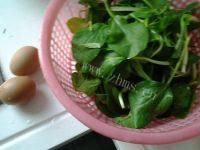 美味的青菜鸡蛋汤做法图解1)