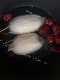 美味的红枣糯米藕做法图解5)