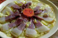 食欲满满的咸肉蒸百叶