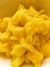 唇齿留香的菠萝炒饭做法图解3)