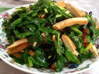 家常菜韭菜炒香干